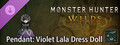 Monster Hunter Wilds - Vedhæng: Violet Lala Dress Doll