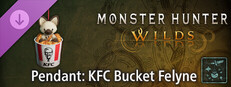 Monster Hunter Wilds - Pendant: KFC Bucket Felyne