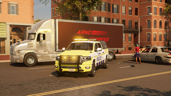 Police Simulator: Patrol Officers: Accident Pack — скриншот 11