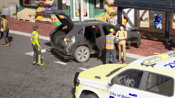 Police Simulator: Patrol Officers: Accident Pack — скриншот 12