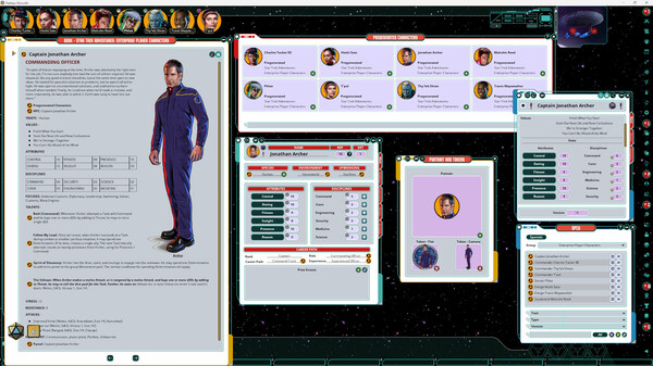 Fantasy Grounds - Star Trek Adventures: Enterprise Player Characters