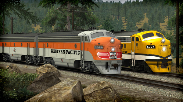 KHAiHOM.com - Train Simulator: Western Pacific FP7 ‘California Zephyr’ Loco Add-On