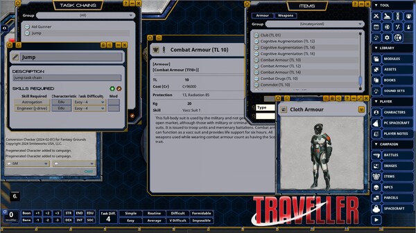 Fantasy Grounds - Traveller Core Rulebook Update 2022
