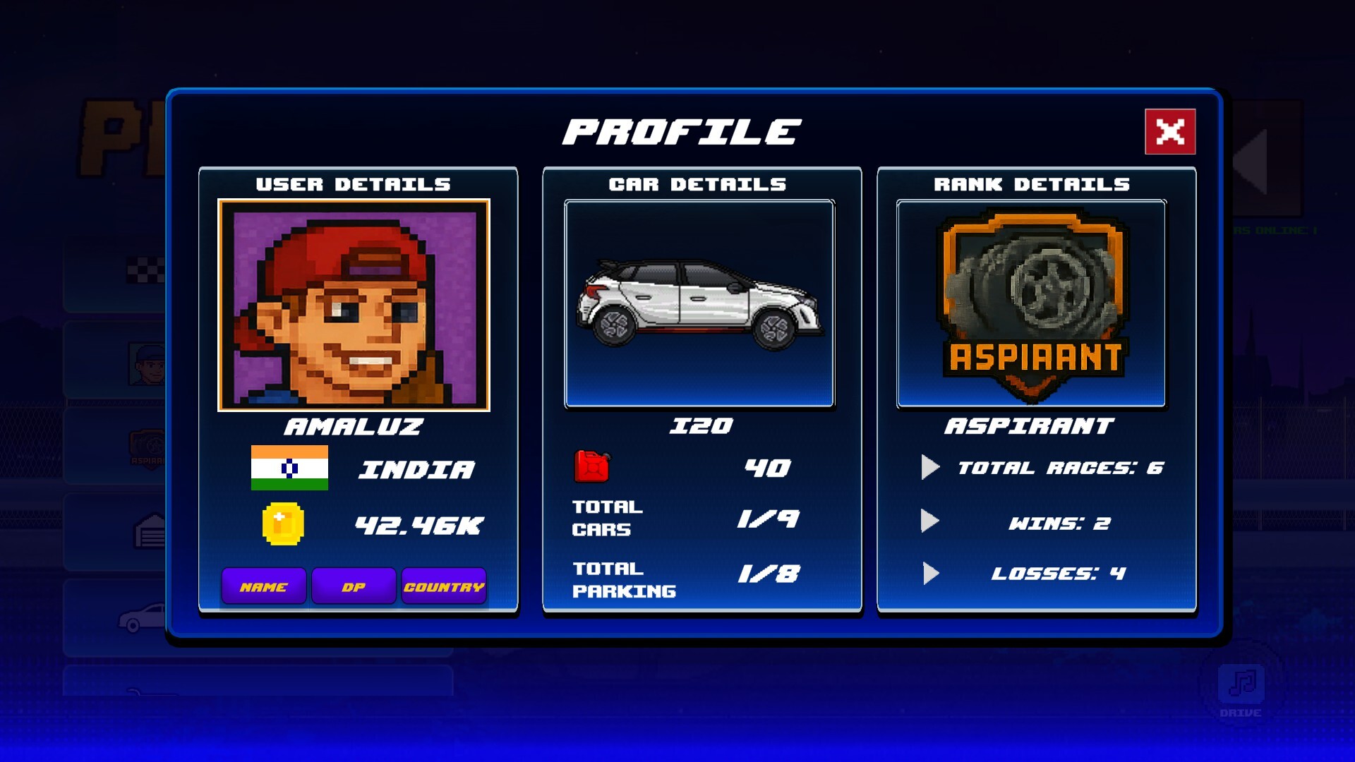PixelTorque: Street Drag screenshot #2