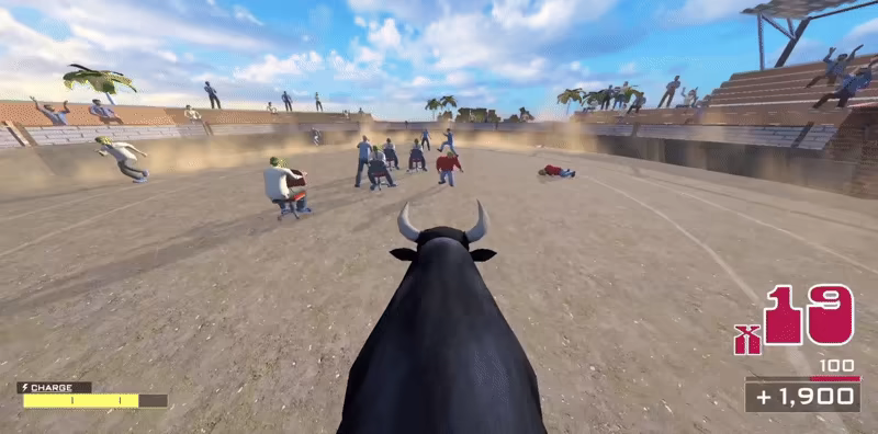 Bull Gone Wild video 1