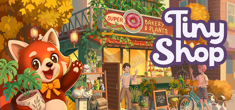 Steam header art for Tiny Shop Playtest