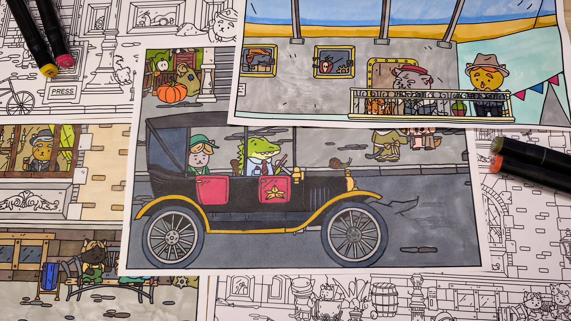 #7. FIND ALL - Coloring Book (Steam) Bởi: Very Very LITTLE Studio