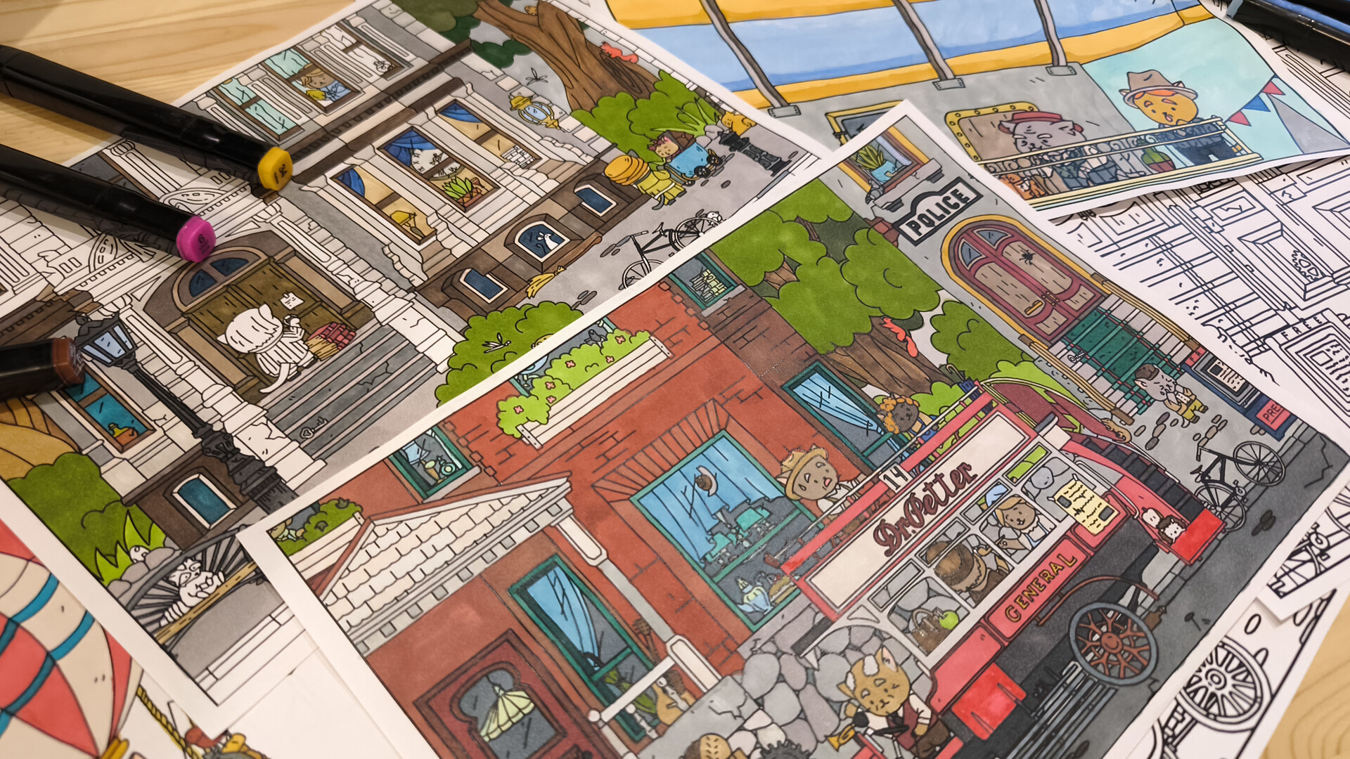 #6. FIND ALL - Coloring Book (Steam) Bởi: Very Very LITTLE Studio