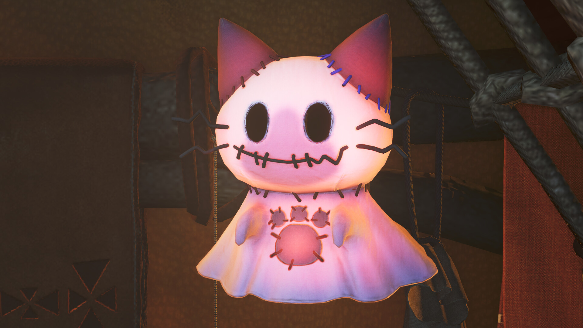 Monster Hunter Wilds - Pendant: Red Poltercat Featured Screenshot #1