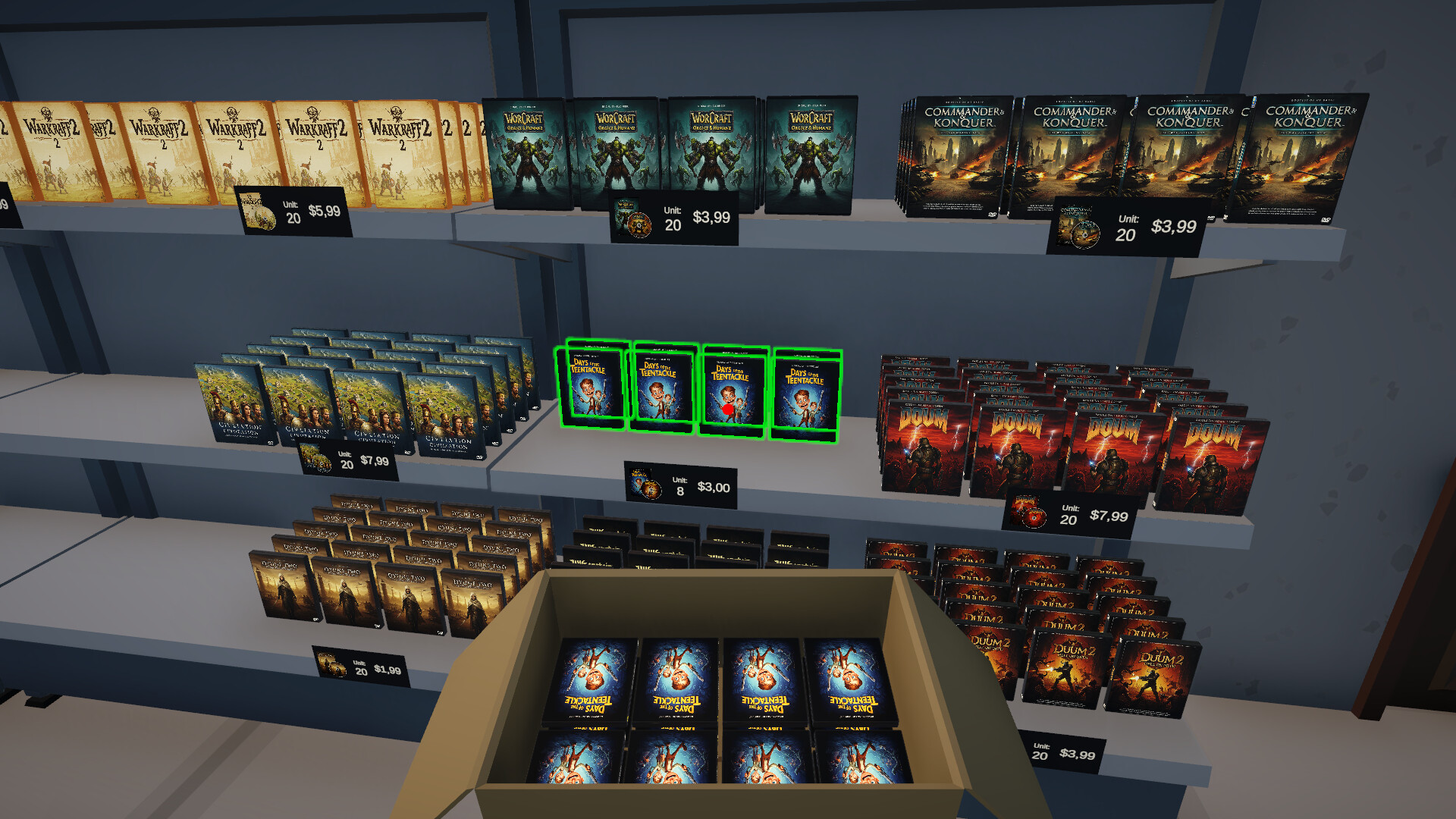 #1. DVD Store Simulator Demo (Steam) By: AltF4 Games