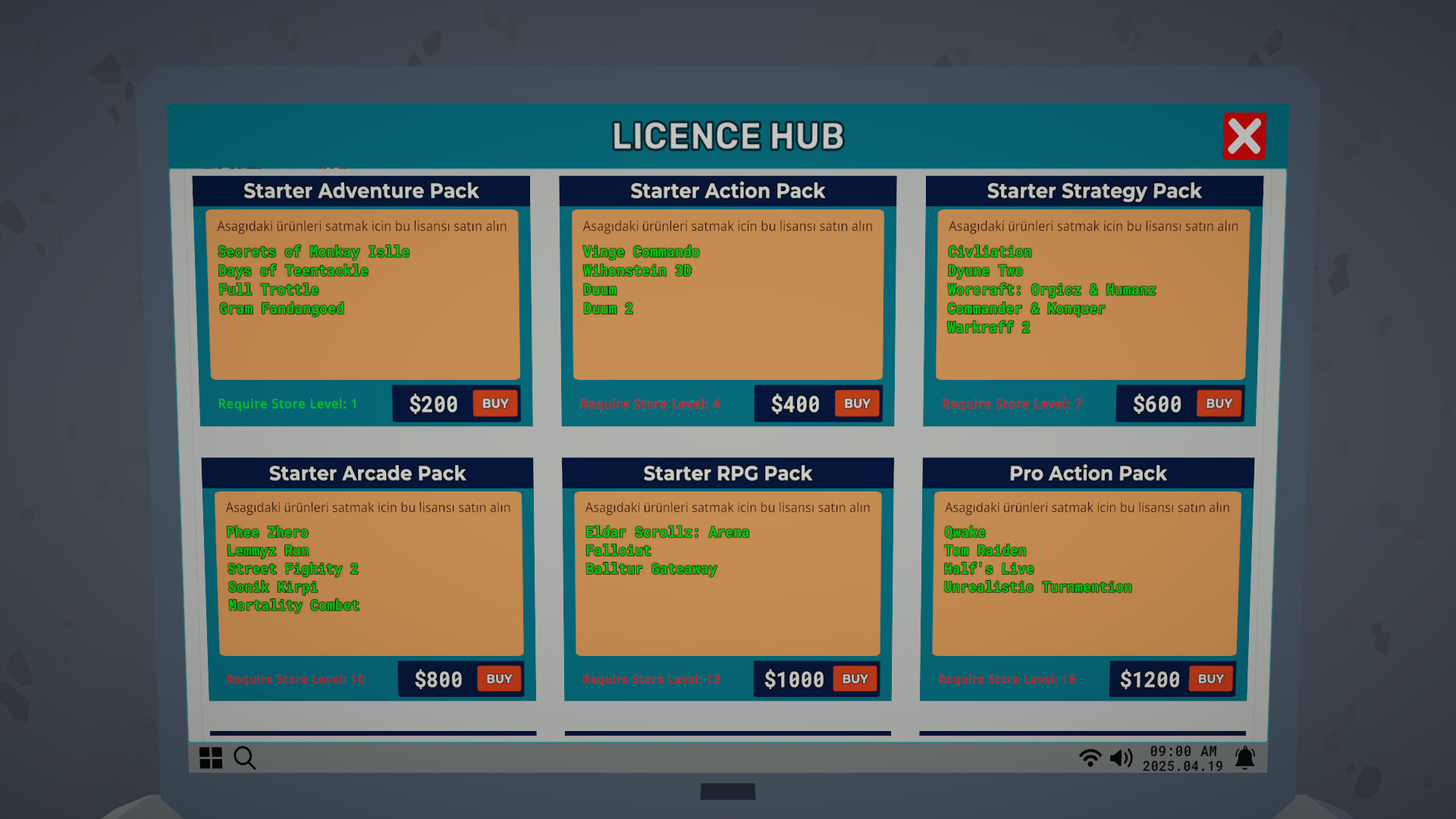 #4. DVD Store Simulator Demo (Steam) By: AltF4 Games
