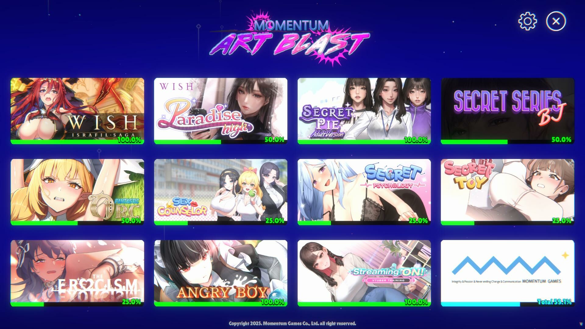 #3. MOMENTUM ART BLAST (Steam) 由: Momentum Games