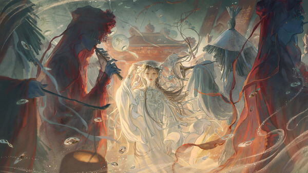 Paper Bride 7 Lethal Bond - Original Artwork & Concept Art screenshot 1