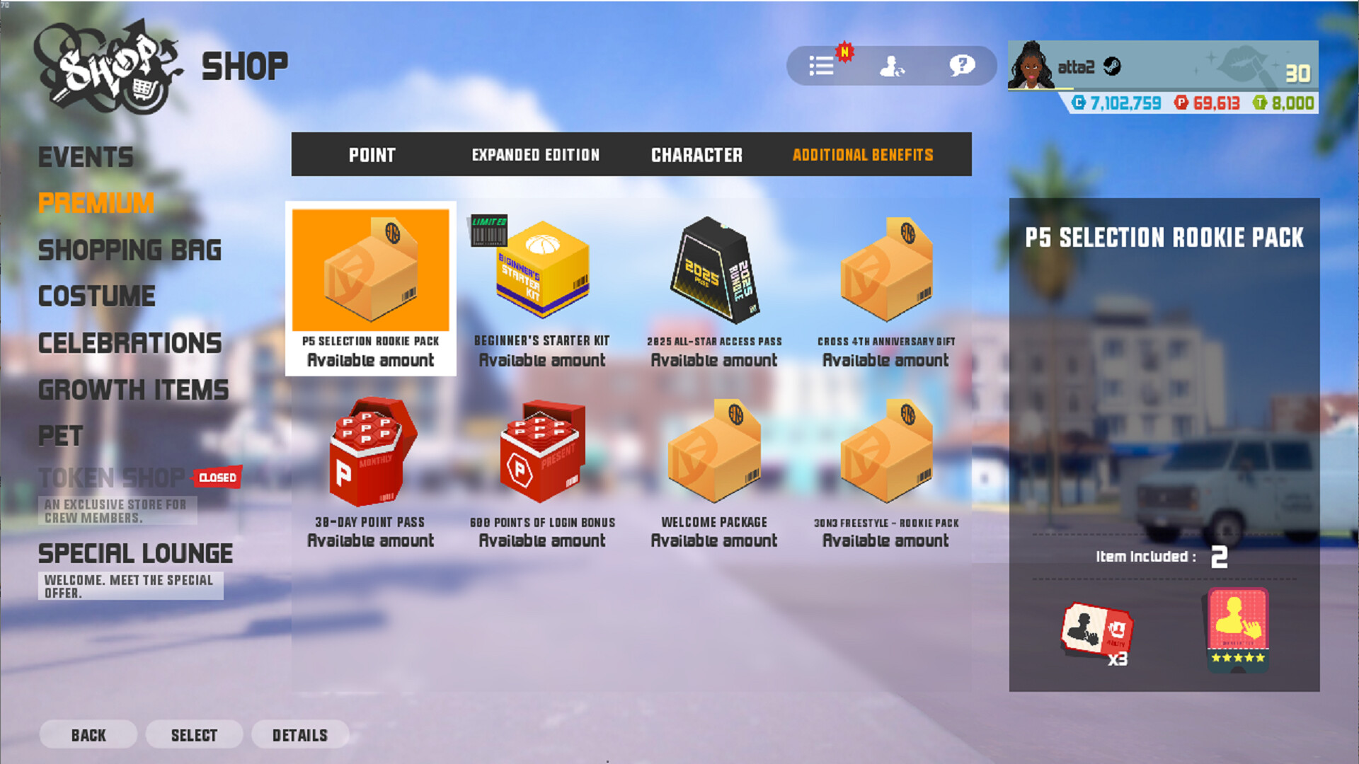 3on3 FreeStyle – P5 Selection Rookie Pack Featured Screenshot #1
