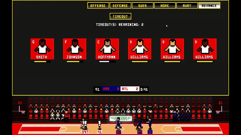 Retro Basketball Manager video 3