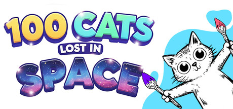 100 Cats Lost In Space Find & Color game cover