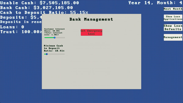 BankingSim screenshot 2