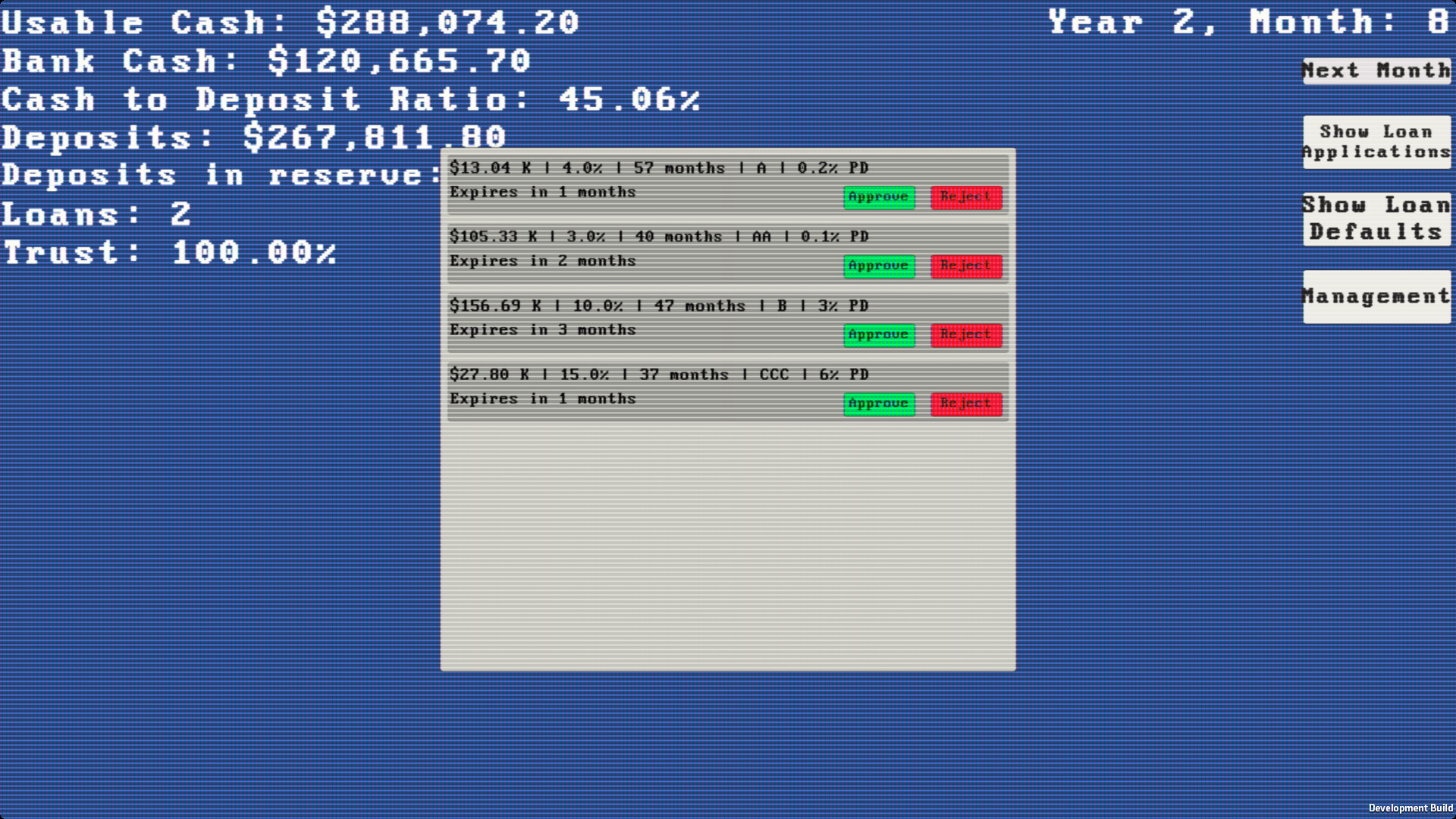 BankingSim screenshot #1