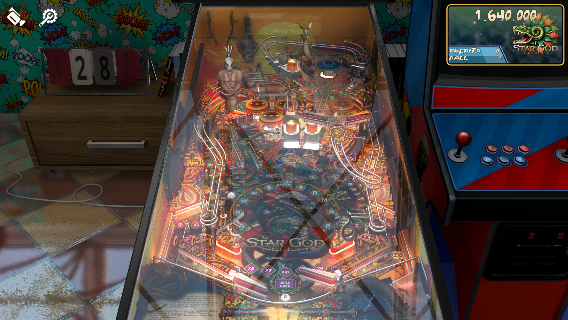 Zaccaria Pinball - Star God Deluxe Pinball Table Featured Screenshot #1