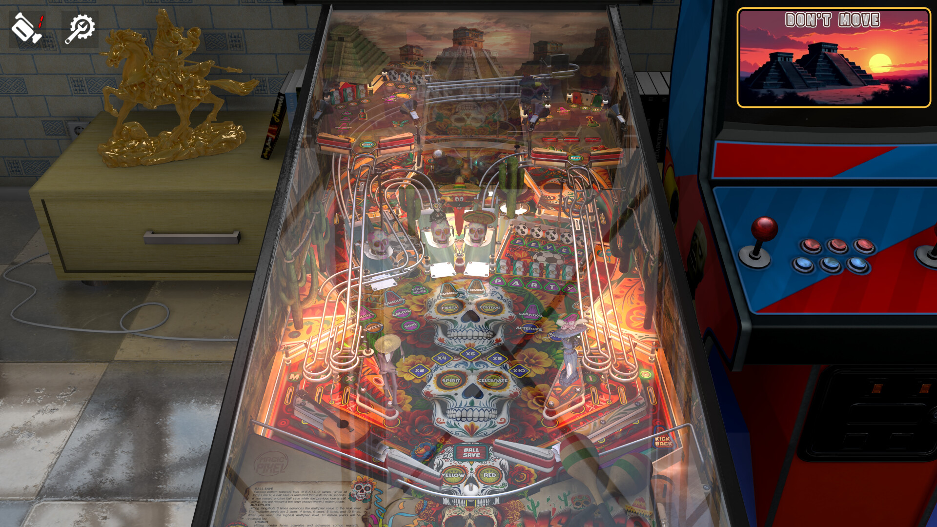 Zaccaria Pinball - Mexico Deluxe Pinball Table Featured Screenshot #1