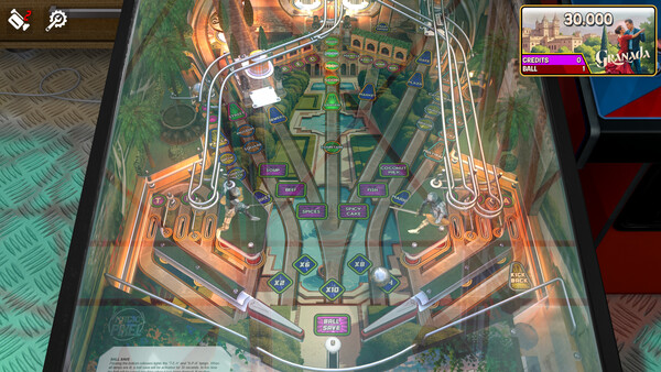Zaccaria Pinball - Granada Deluxe Pinball Table