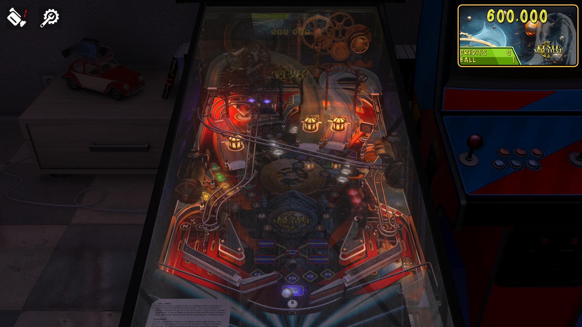 #2. Zaccaria Pinball - Time Machine Deluxe Pinball Table (Steam) 由: Magic Pixel Kft.