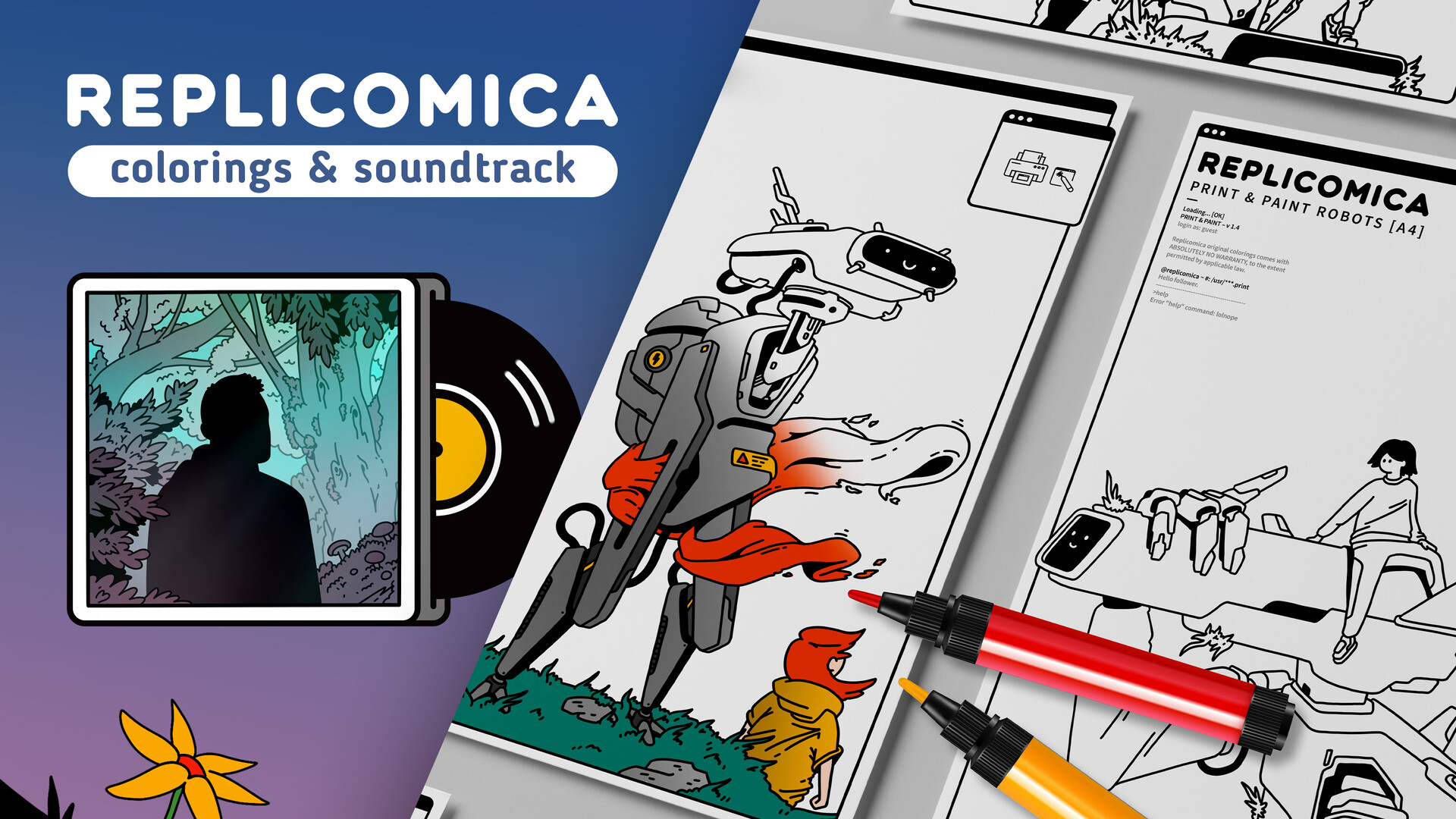 Replicomica Colorings & OST Featured Screenshot #1