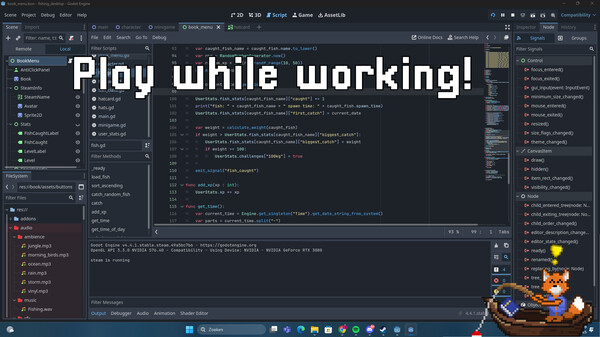 My Fishing Desktop game for Linux 1