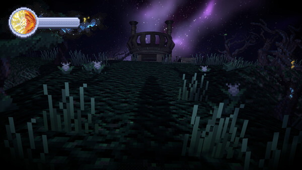 Screenshot of Nightpyre gameplay showing in-action mechanics