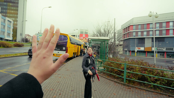 Screenshot of Interaktivně o Liberci gameplay showing in-action mechanics