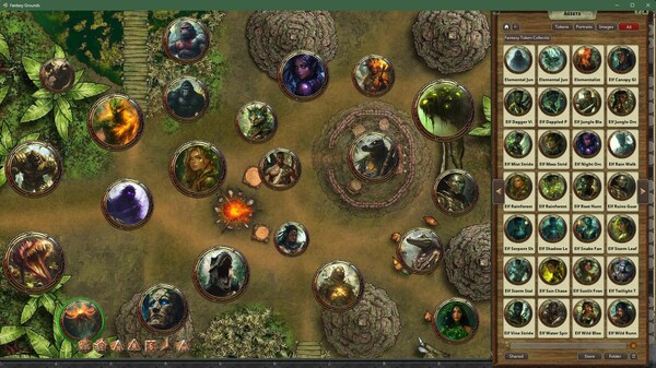 Fantasy Grounds - Fantasy Token Collection - Jungle Denizens 01