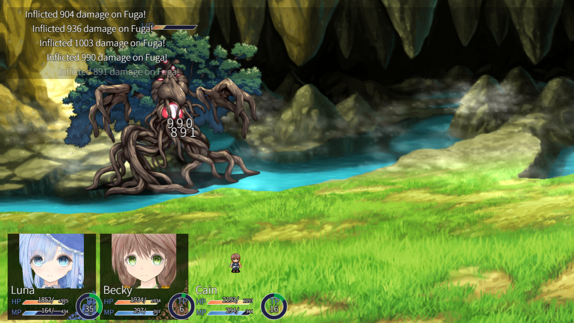 Celeste Blue Wizard Luna screenshot 3