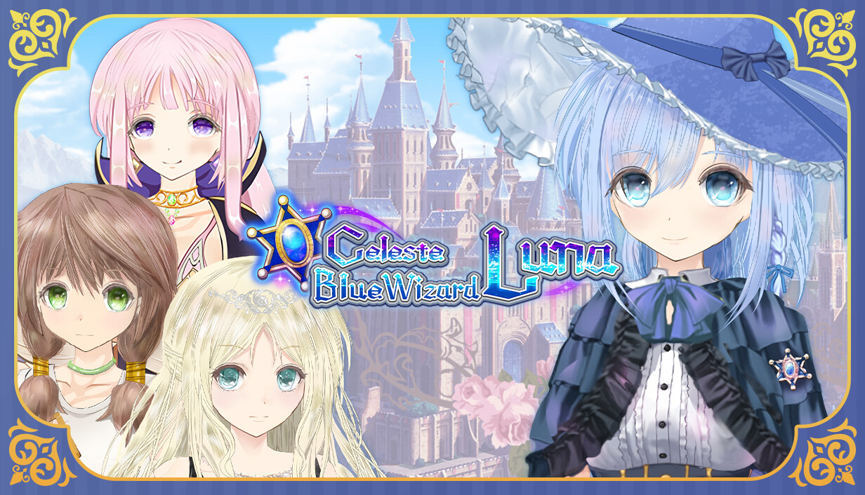 Celeste Blue Wizard Luna cover art
