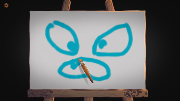 Screenshot of Beat Brush: Draw music gameplay showing in-action mechanics