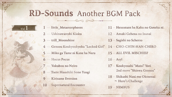 Marisa of Liartop Mountain-RD-Sounds Another BGM Pack Vol.1