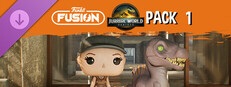 Funko Fusion - Jurassic World Rebirth Pack 1 -Zora Bennett and Spinosaurus Banner