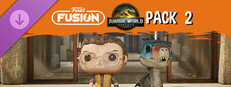 Funko Fusion - Jurassic World Rebirth Pack 2 - Dr Henry Loomis and Raptor Banner