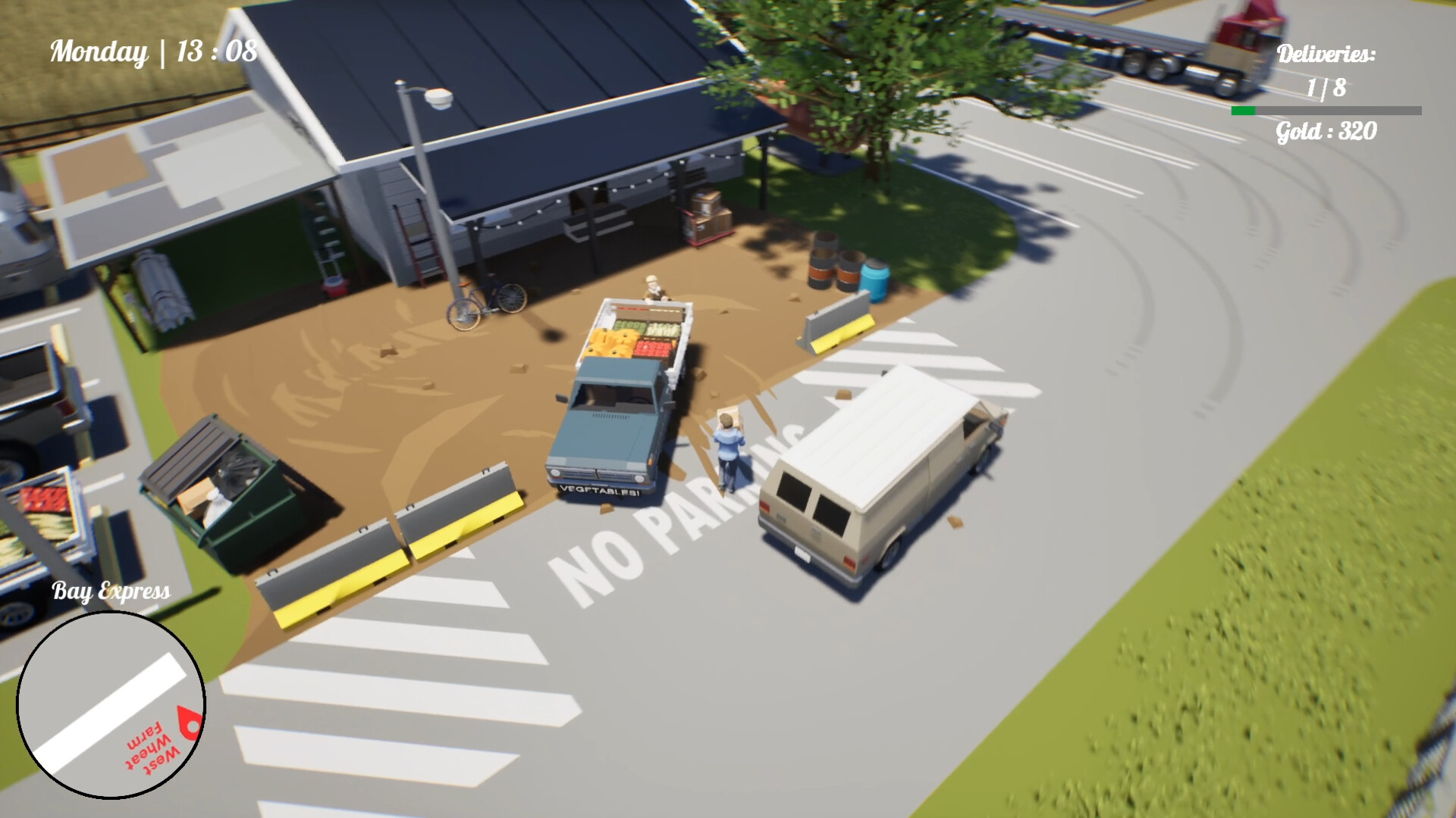 Скриншот игры Courier Bay - 2