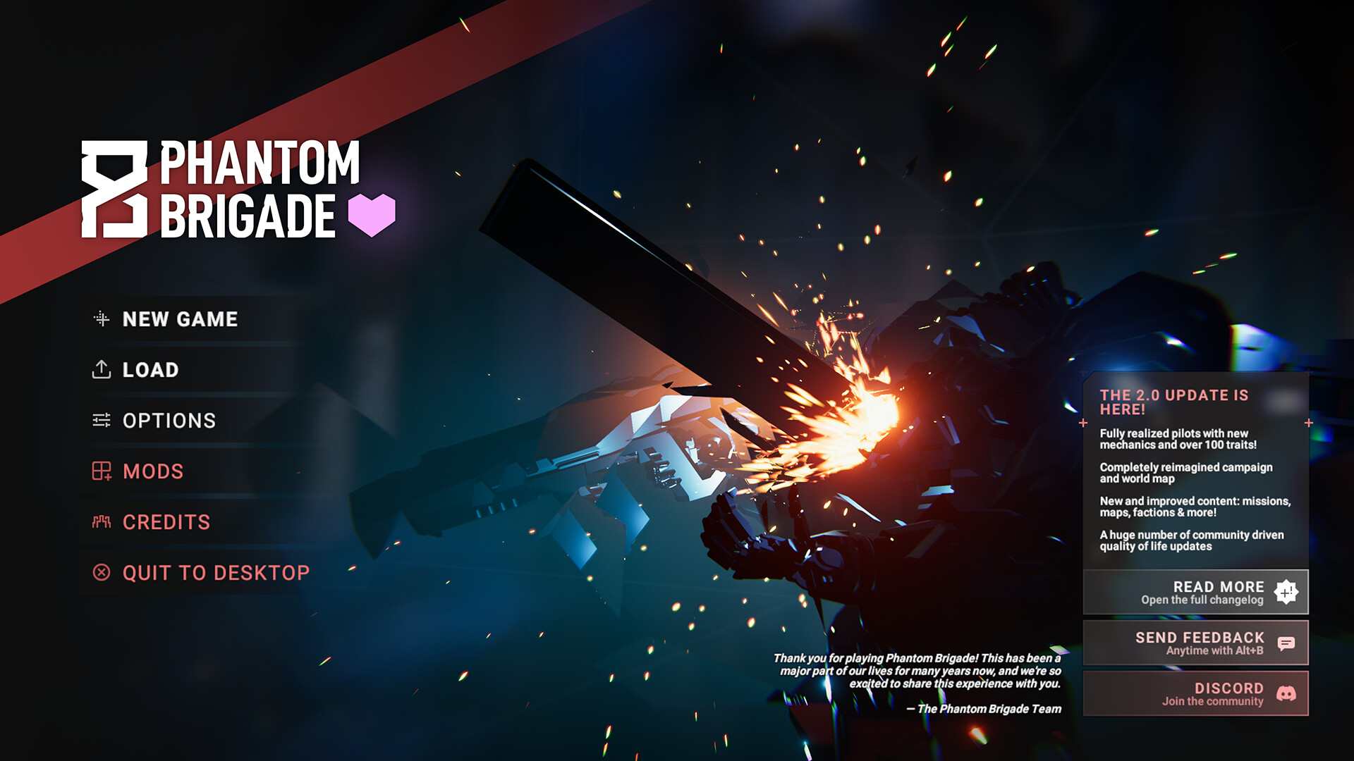 Phantom Brigade - Supporter Upgrade Featured Screenshot #1