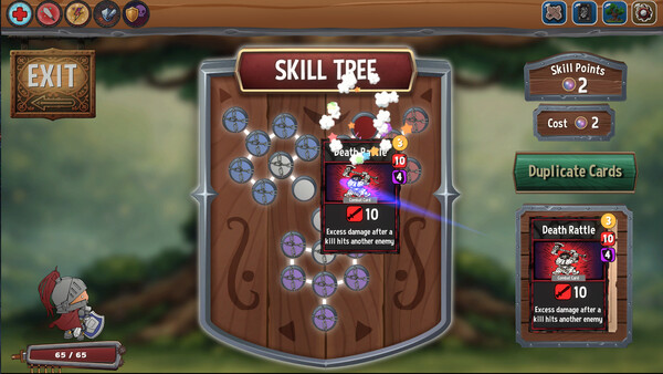 Screenshot of Drawn To Power gameplay showing in-action mechanics