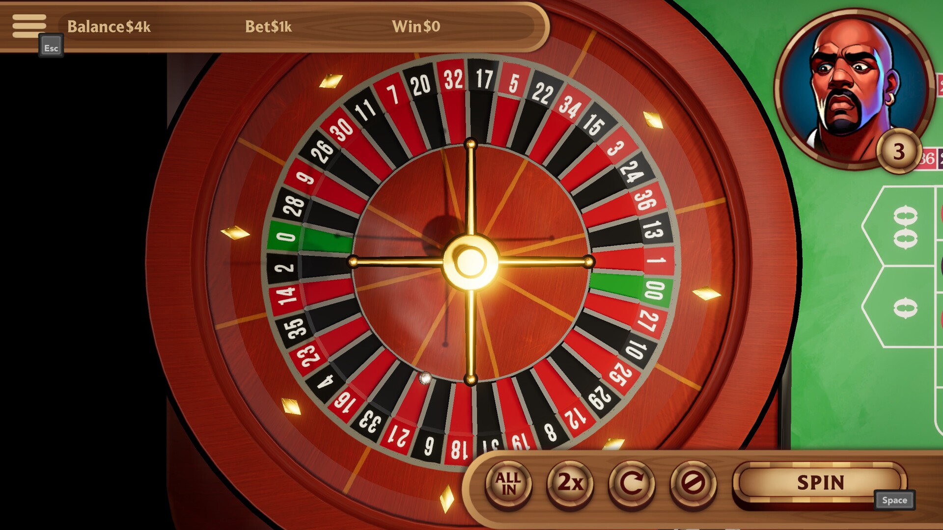 Hot Stakes Casino - American Roulette screenshot #2