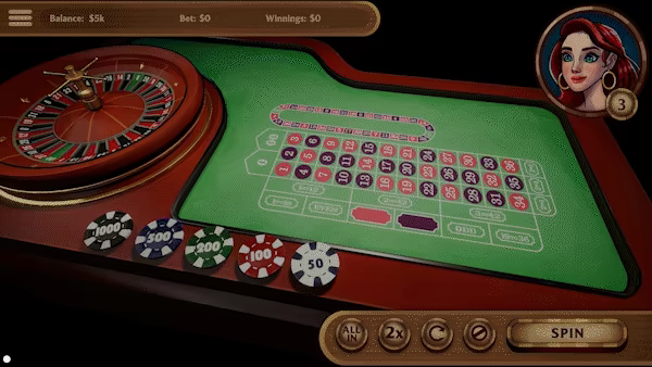 Hot Stakes Casino - American Roulette video 2