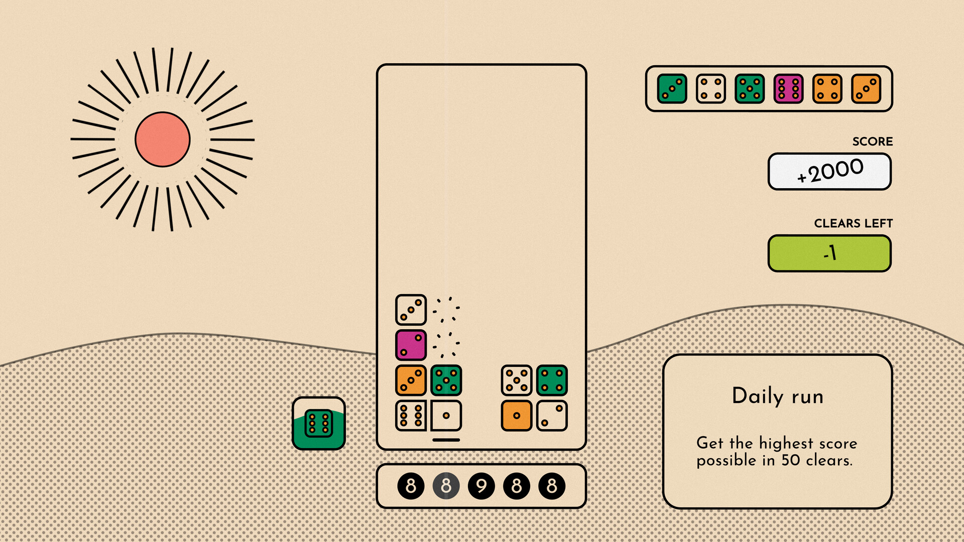 Dicetris screenshot #2