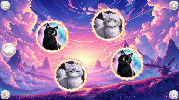 Скриншот 1 из игры Anime Dream Match: Cats