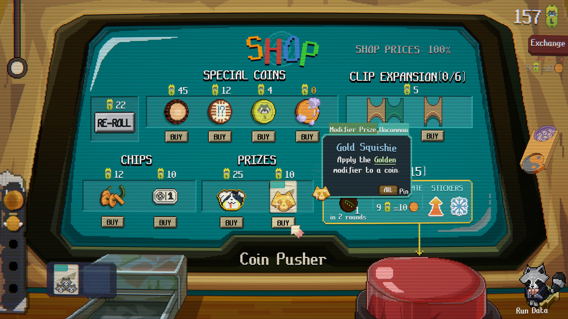 RACCOIN: Coin Pusher Roguelike screenshot
