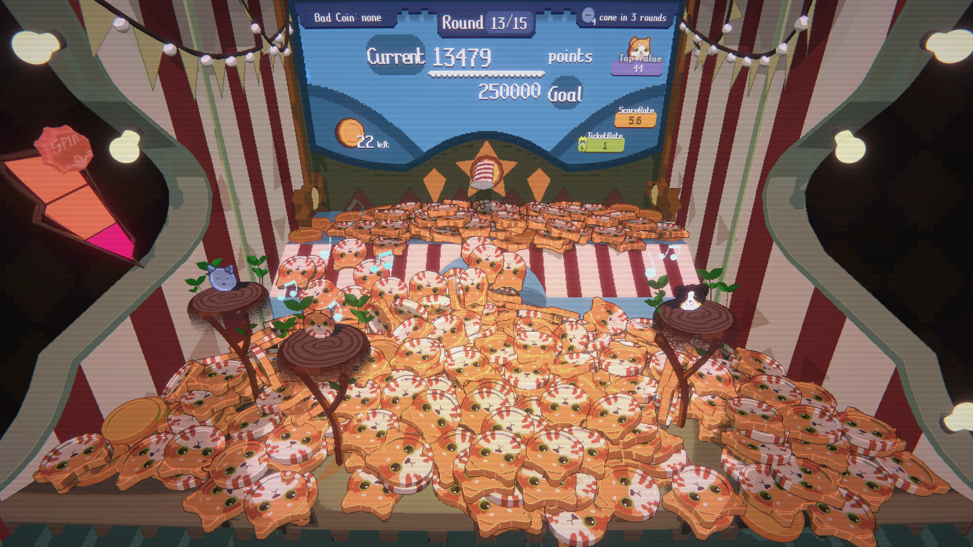 RACCOIN: Coin Pusher Roguelike screenshot #3