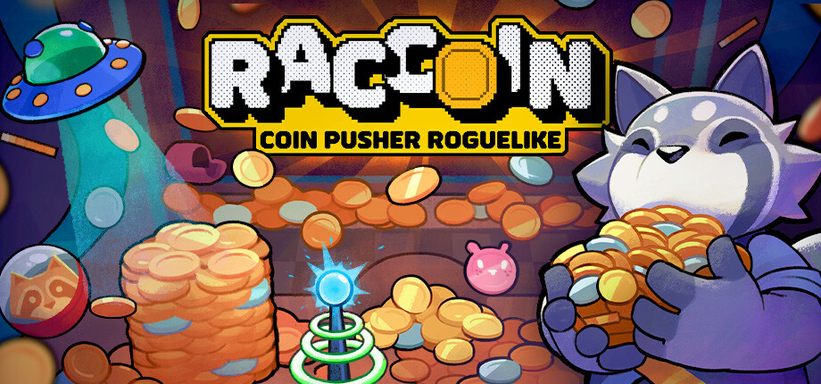 RACCOIN: Coin Pusher Roguelike cover art