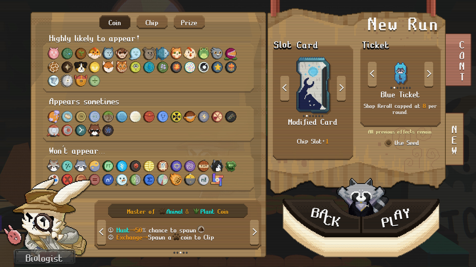 RACCOIN: Coin Pusher Roguelike screenshot