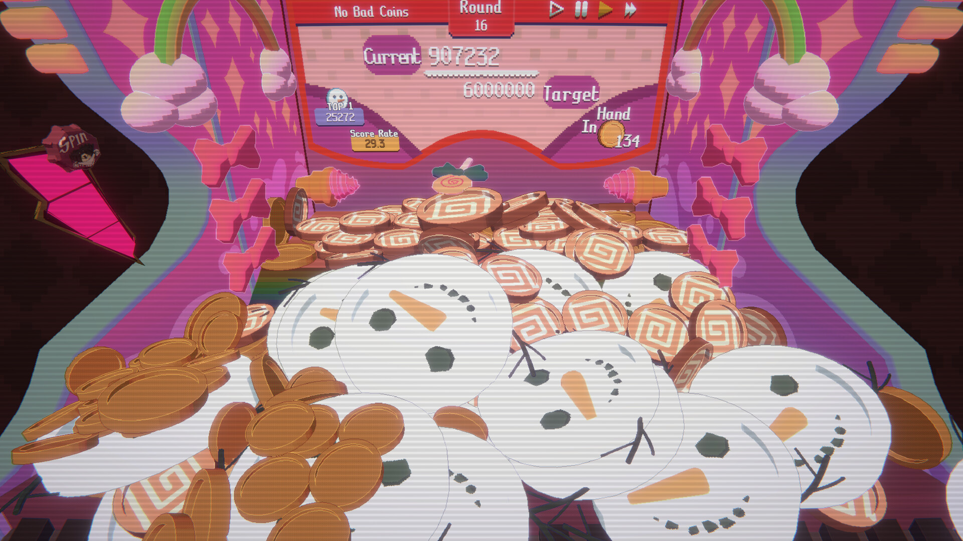 RACCOIN: Coin Pusher Roguelike screenshot #2