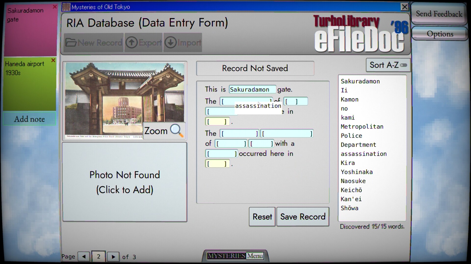 Mysteries of Old Tokyo screenshot 2